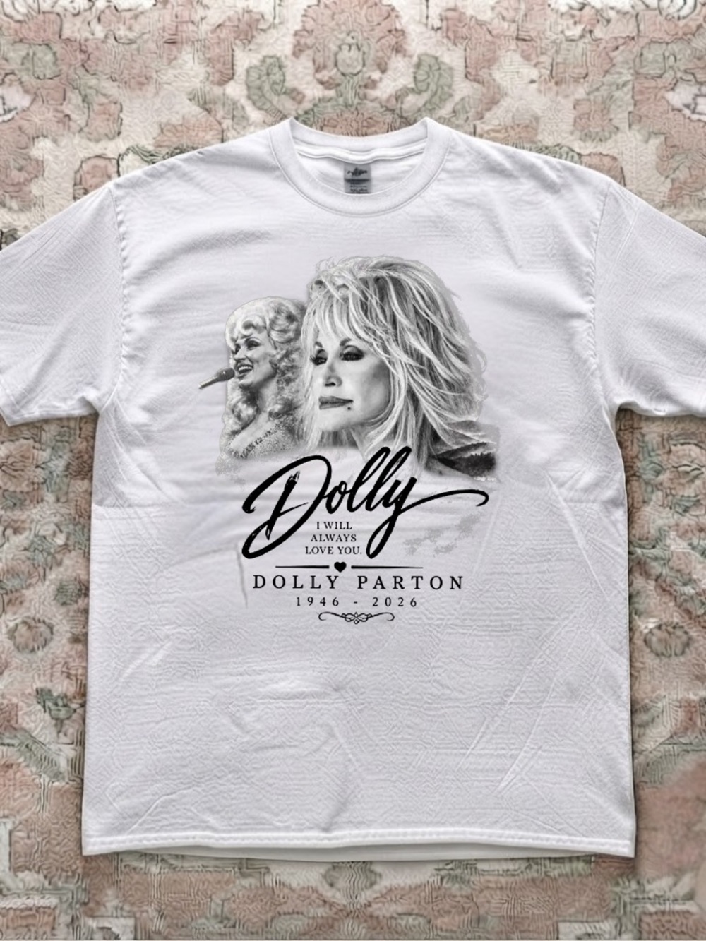 Dolly Parton I Will Always Love You 1946 - 2026 Country Music Legend Vintage Tee
